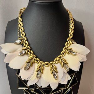 Lot of Gold and Black Necklace Jewelry